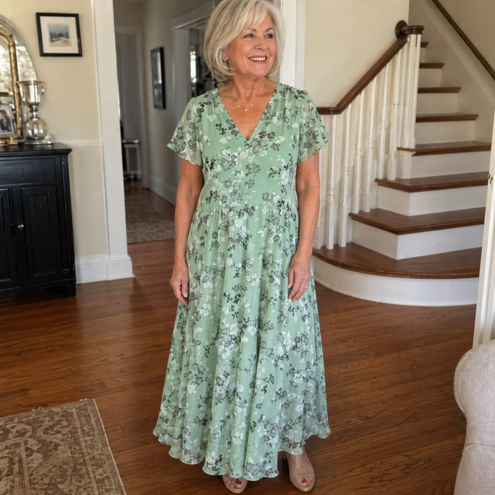 Zuri | Glamorous Tummy Covering Dress