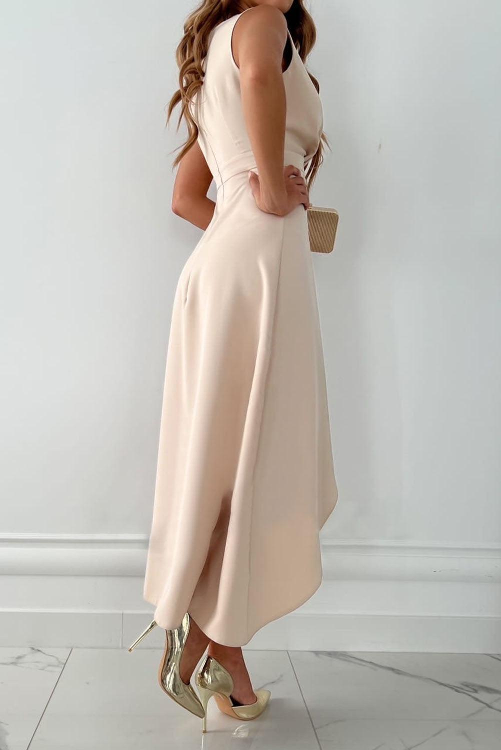 Estelle | Midi Wrap Dress with V-Neck