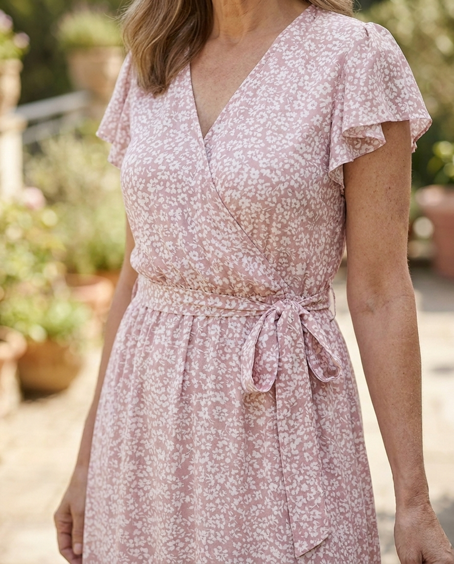 Odette | Off Shoulder Floral Smocked Midi Dress