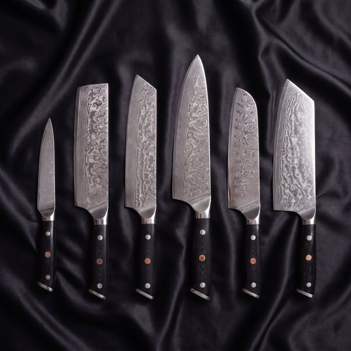 Homura Damascus Knife Set