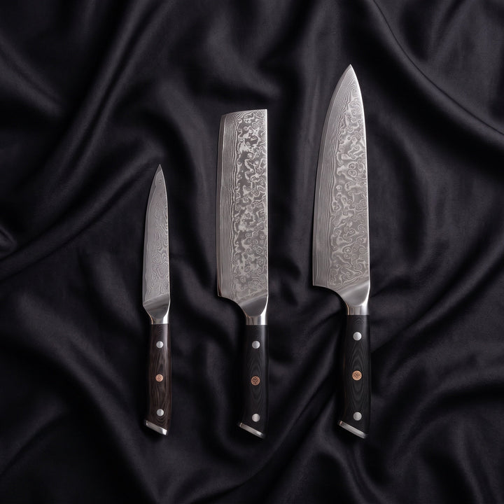 Homura Knife Trio (Gyuto, Nakiri &amp; Petty)