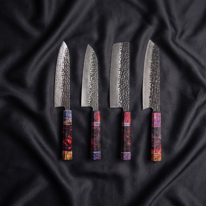 Hotaru Damascus Knife Set