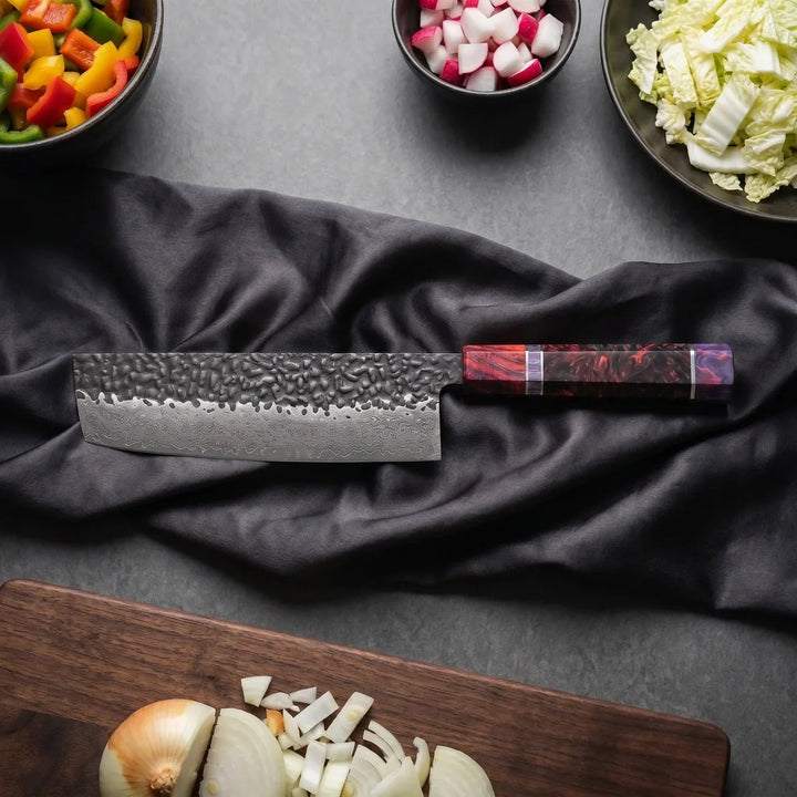 Hotaru Damascus Knife Set