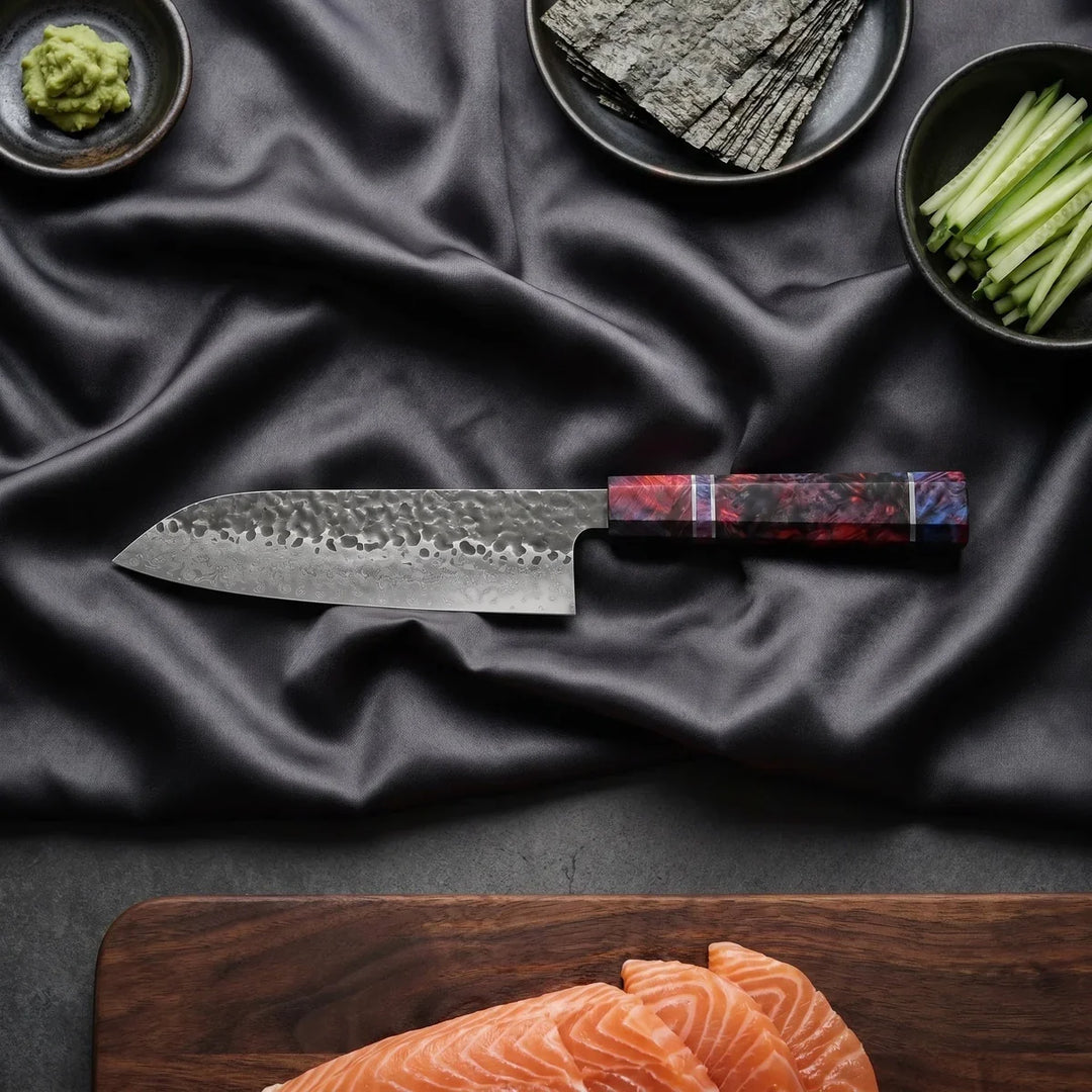 Hotaru Damascus Knife Set