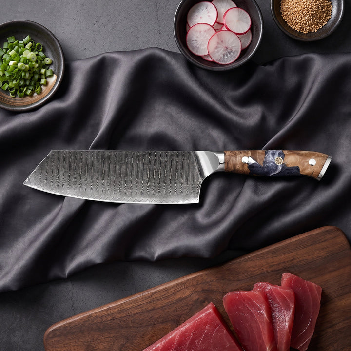 Hyoga Damascus Knife Set