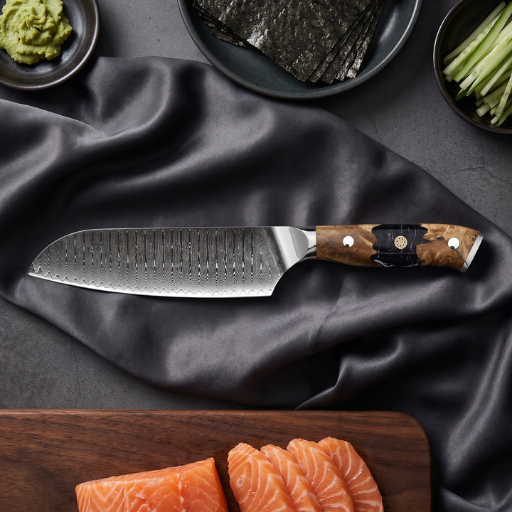 Hyoga Damascus Knife Set