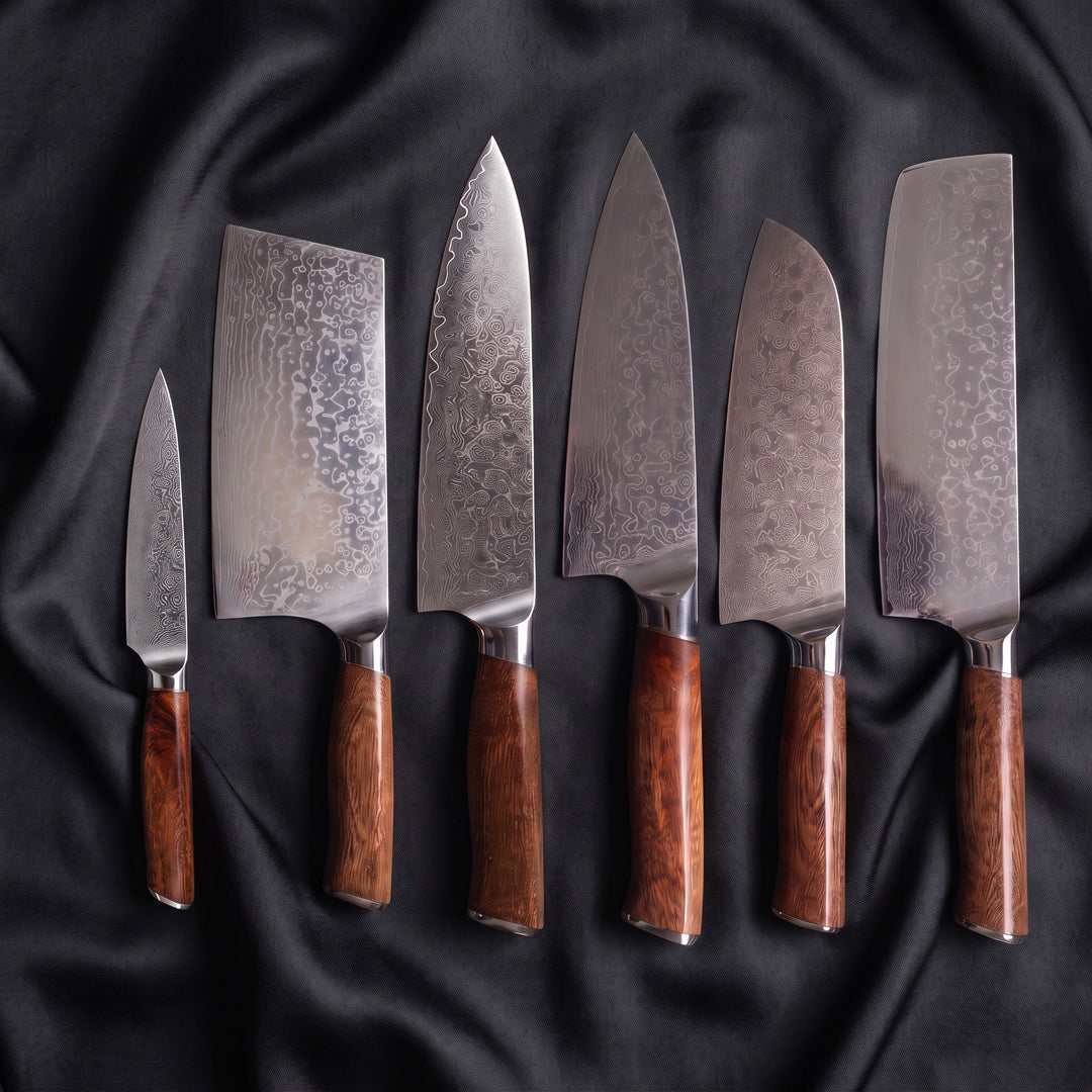 Komorebi Damascus Knife Set
