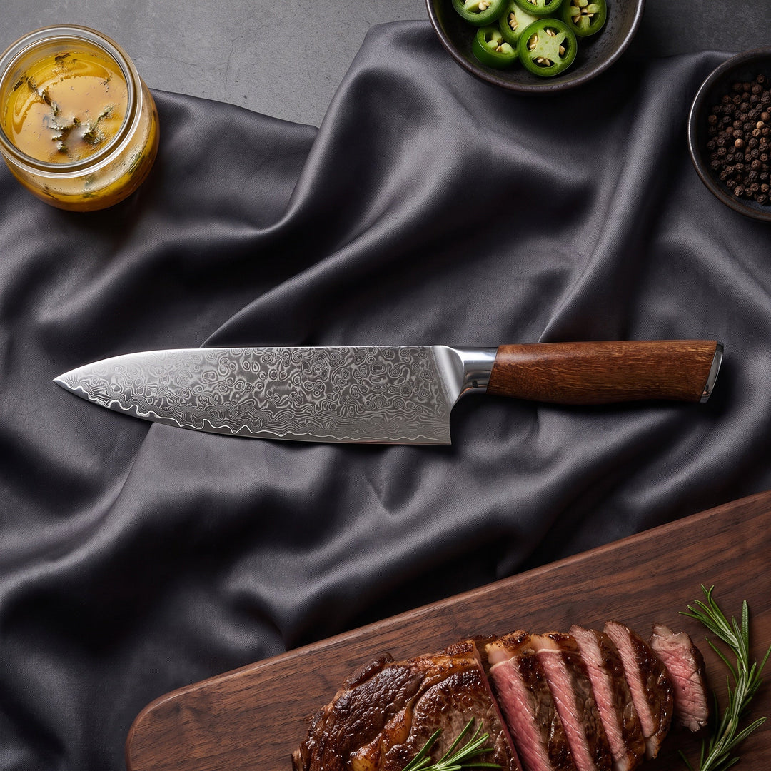 Komorebi Damascus Knife Set