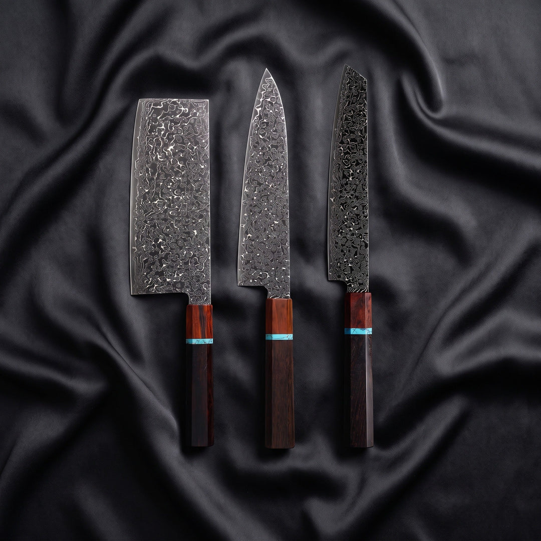 Raiden Knife Trio (Gyuto, Kiritsuke &amp; Cleaver)