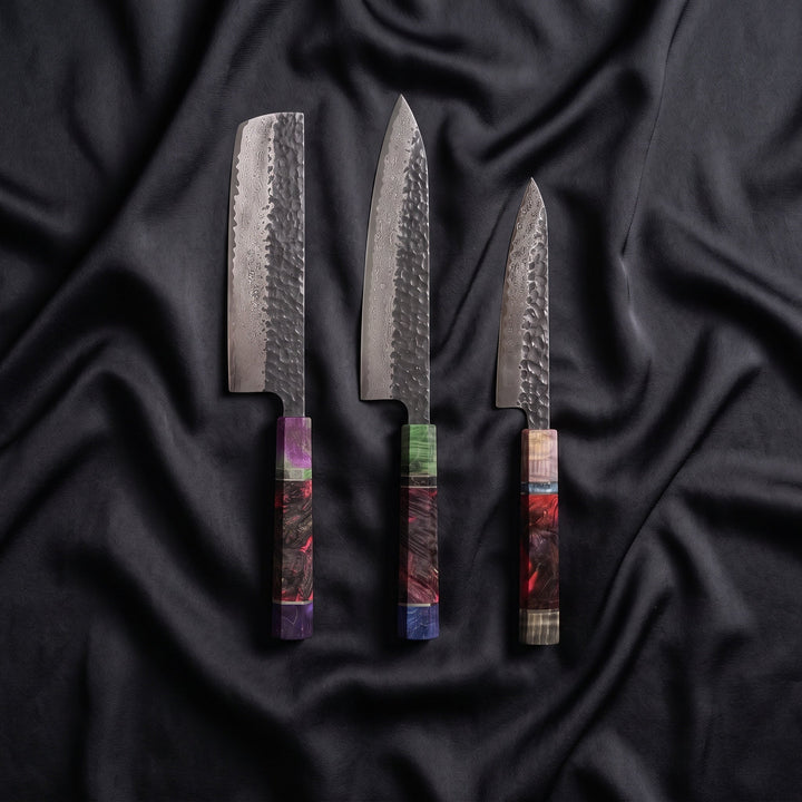 Rekka Knife Trio (Gyuto, Nakiri &amp; Petty)
