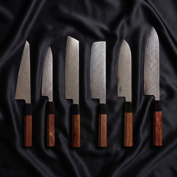 Samidare Damascus Knife Set