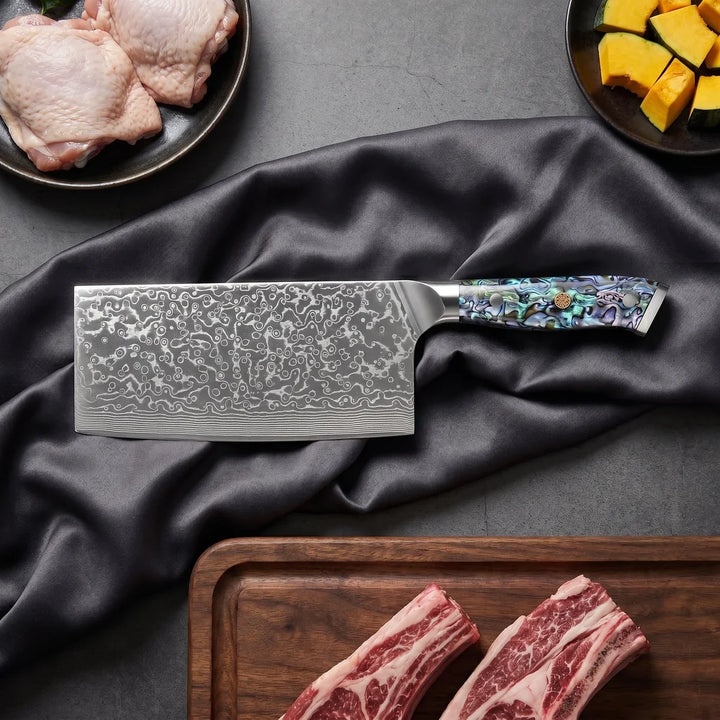 Sazanami Damascus Knife Set