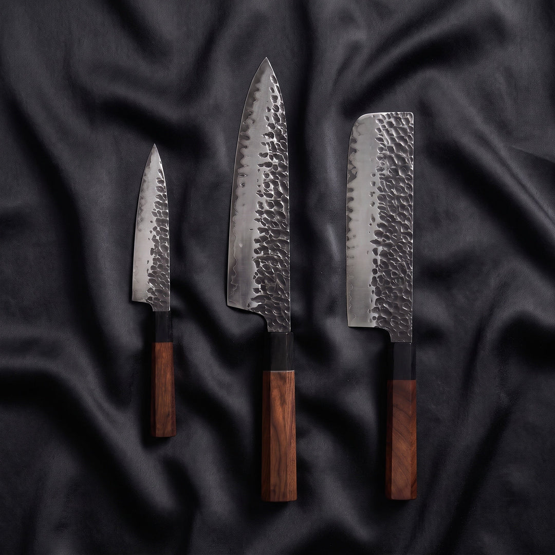 Shigure Knife Trio (Gyuto, Nakiri &amp; Petty)