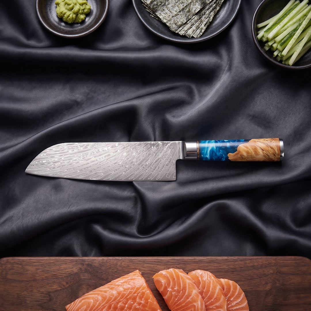 Shion Damascus Knife Set