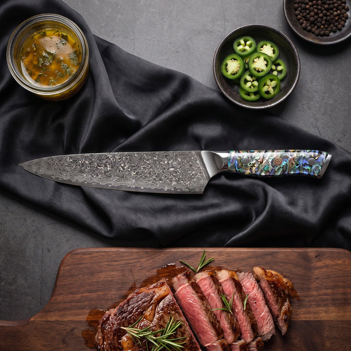 Shizuku Damascus Knife Set
