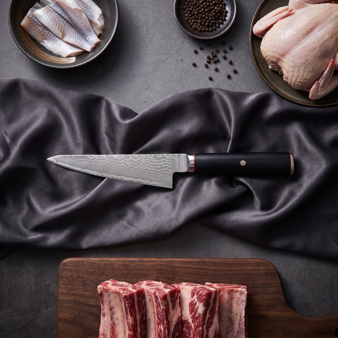 Tsurugi Damascus Knife Set